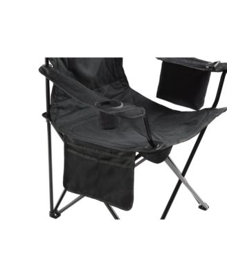 Camping Chair with Built-In 4-Can Cooler