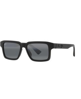 Maui Jim Square-Frame Nylon Sunglasses Black Unisex-Adult Amazon.com: Maui Jim Men main image 4