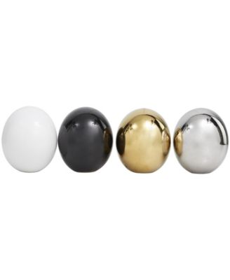 4" Ceramic Orbs Vase Filler, Set of 4