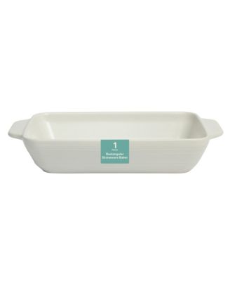 Beachmont 9 x 13 4 Qt Casserole Baking Dish for Oven, Ceramic Baking Pan, Lasagna Pan with Handles - Micorwave and Oven Safe