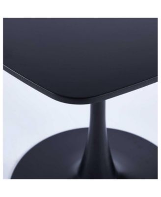 Streamdale 31.5inch Special Dining Table,MDF Dining Table, Kitchen Table,Black,exective desk