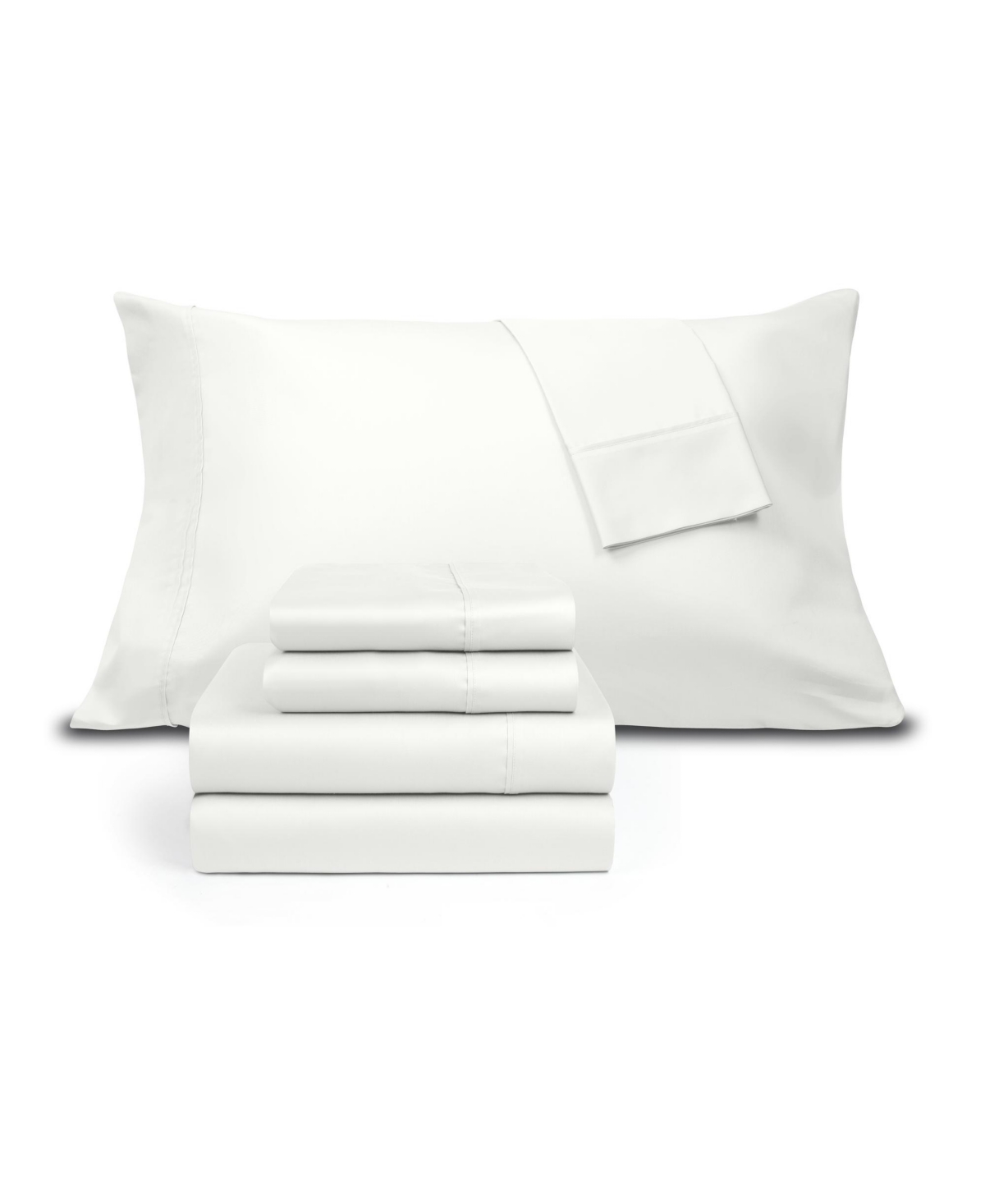 Aq Textiles Platinum Performance 1800 Thread Count 6pc Cotton Blend Sheet Set, King