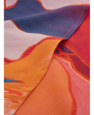 Women's Tie Front V-Neck Long Sleeve Midi Dress