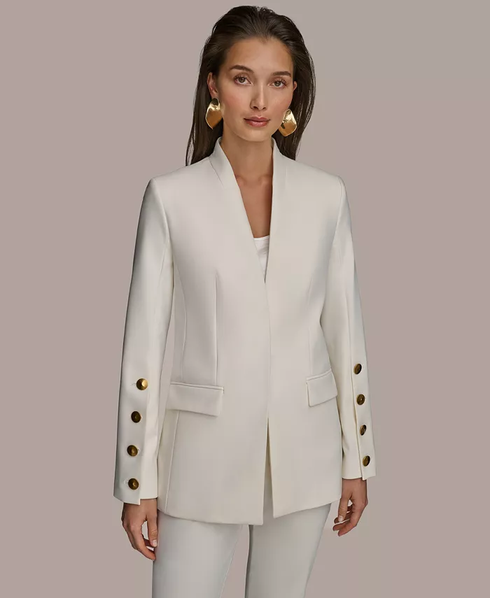 Women's Button-Sleeve Blazer - thumbnail 7