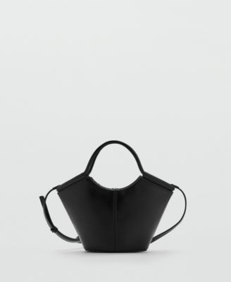 MANGO - Women's Mini Shopper-Style Shoulder Bag