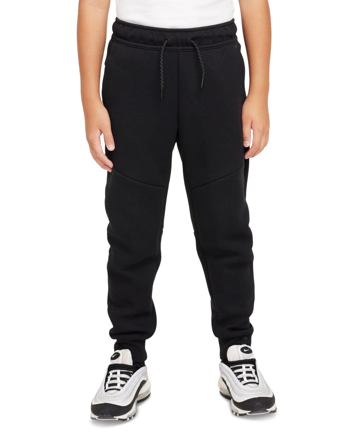 Детские джоггеры Nike Sportswear Tech Fleece, цвет: Чёрный — фото 3