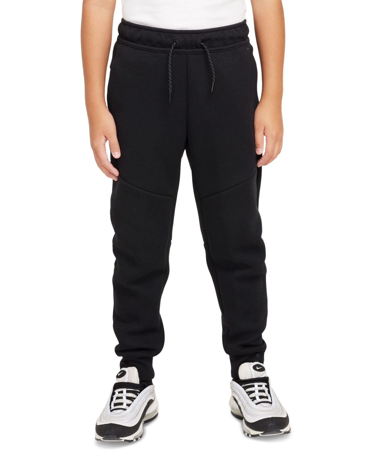 Nike Kids 7-20 Sportswear Tech Fleece Jogger Pants In Black