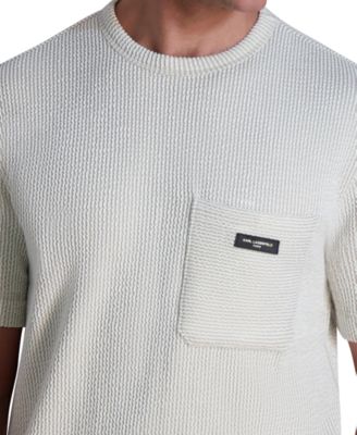 Men's Textured Oversized T-Shirt