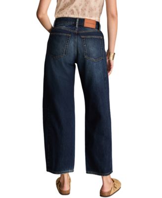 Women's High-Rise Barrel-Leg Jeans