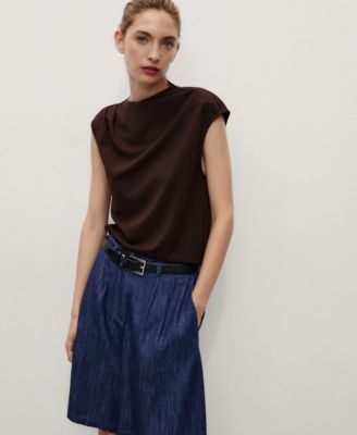 Women's Rinse-Wash Denim Bermuda Shorts