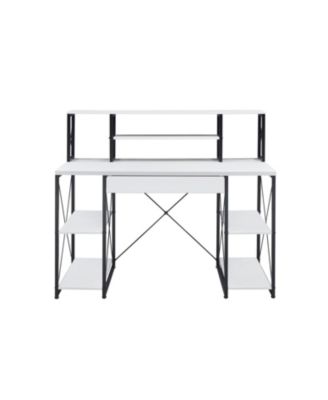47"  Wood, Metal  Minimalist Computer Desk - Streamlined Design Computer Desk