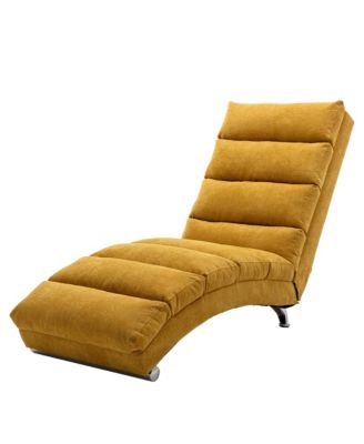  1 Pc.  Linen  Modern  Chaise Lounge Chair