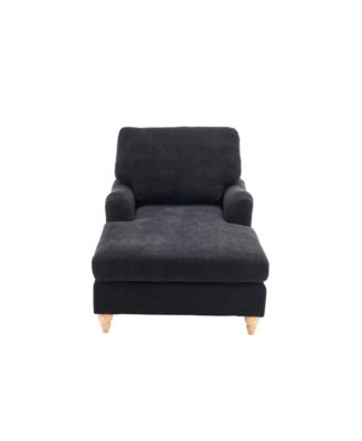  Mid-Century Oversized Chaise Lounger Sofa