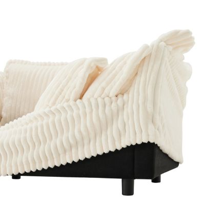 Streamdale Koala Armless Sofa - Cream