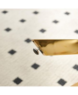 Streamdale Mid-Century Dining Set 4-6 Person Table with Glass Top & Pedestal