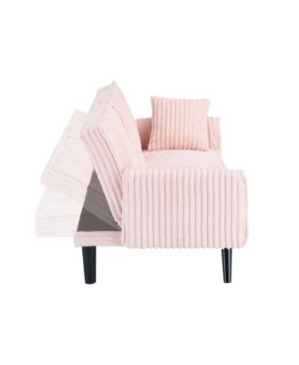 Streamdale Minimalist style, straight-line corduroy sofa suitable for sitting and lying in the living room and bedroom