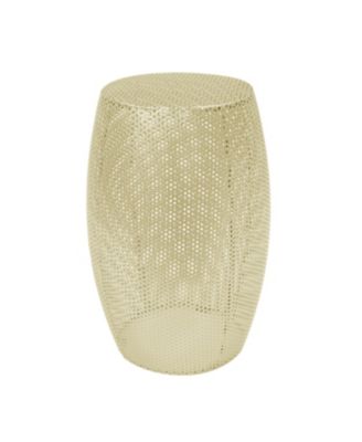 Round Metal Hollow Side Table