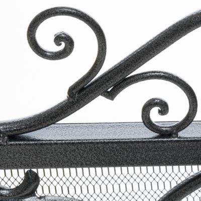 Darcie Wrought Iron Fireplace Screen
