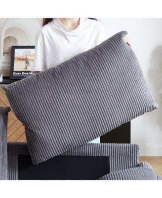 Streamdale 64.5" 3-in-1 Sleeper Sofa with Pullout Bed, Pillows, Pockets