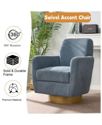 Streamdale 360 Rotating Sofa Armchair Blue