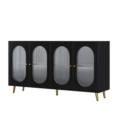 Streamdale Modern Acrylic Sideboard Console for Home & Office, Storage Cabinet