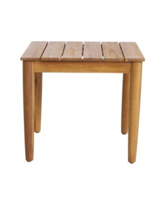 Streamdale Rustic Acacia Wood Outdoor Side Table