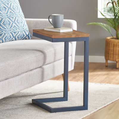 Streamdale Versatile Firwood & Iron Antique Accent Table (Choose Size)