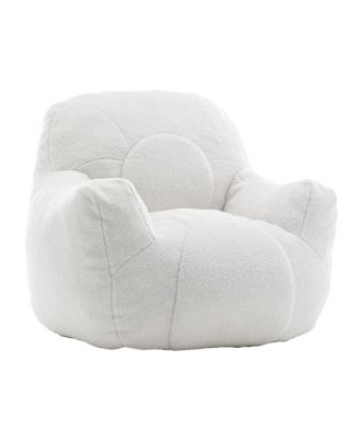 Single Piece Fabric with Memory Foam for Relaxing Spaces, Cozy Bean Bag Chair