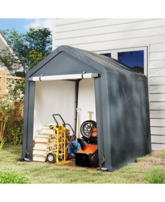6 x 6.5/8 x 6.5 Feet Portable Motorcycle Outdoor Storage Shelter