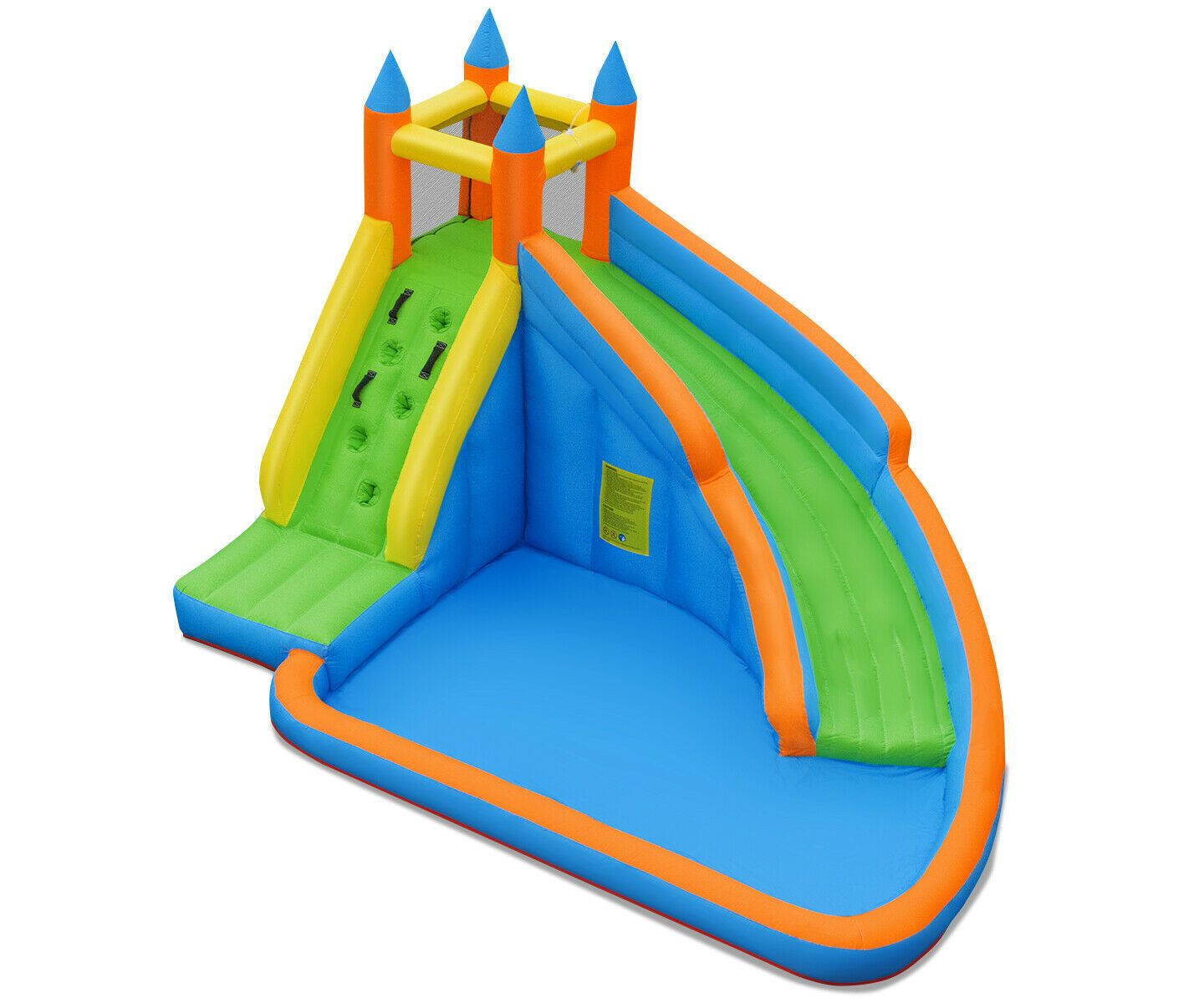 Детские игрушки GOUUN Inflatable Bounce House Jumper with Water Slide, 13' x 9.8' x 8.2", Accommodates 3, Ages 3+, цвет: Синий — фото 3