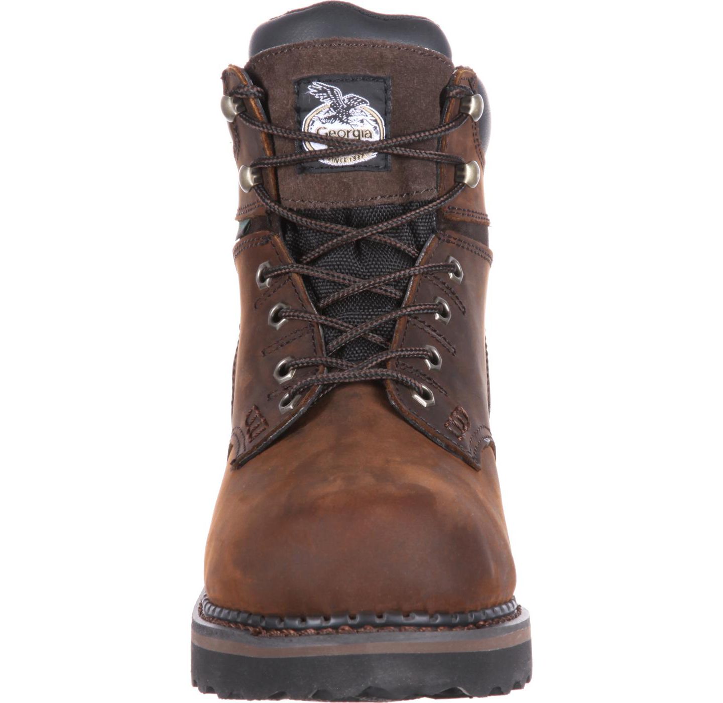 Мужские ботинки GEORGIA BOOT Brookville Waterproof 6" Work Boot, цвет: Тёмный коричневый — фото 10