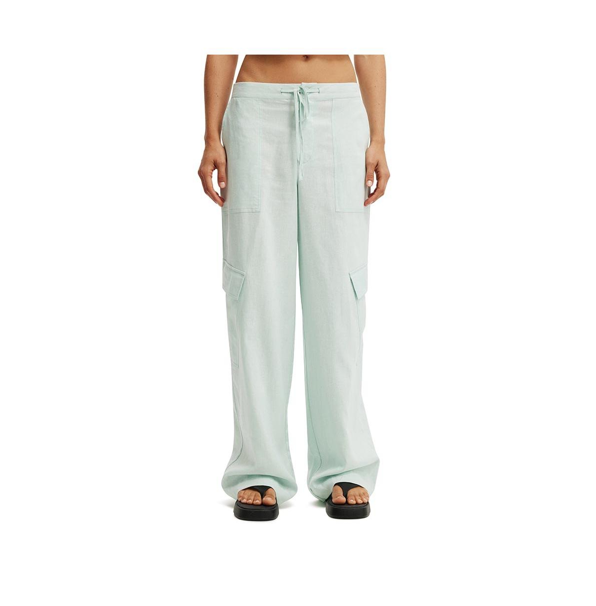 Women's Haven Utility Pant - Ava stripe blue
