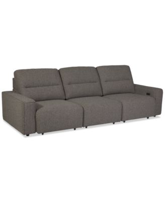 Frandlyn 3-Pc. Fabric Power Sliding Sofa, Exclusively at Macy's