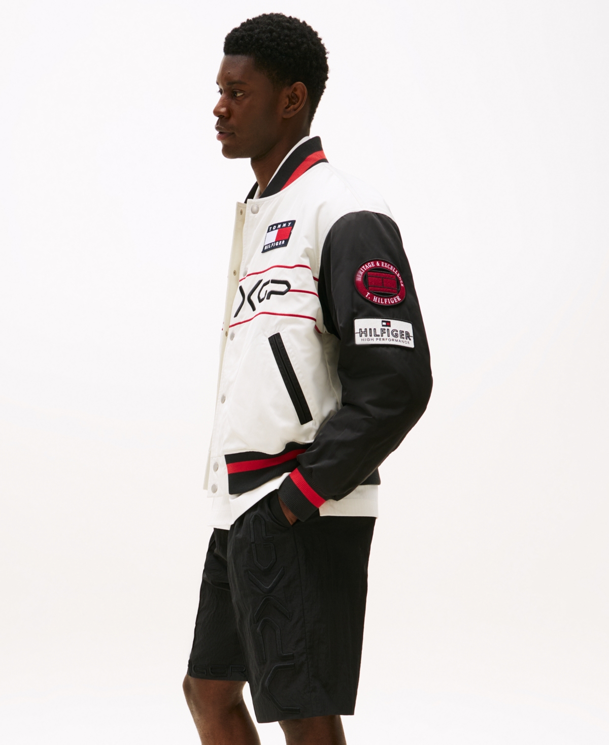 Tommy Hilfiger X Apxgp Collection Men's 10" Tech Short In Black