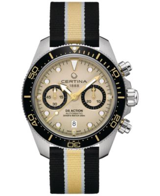 Certina Men's Swiss Automatic Chronograph DS Action Multicolor