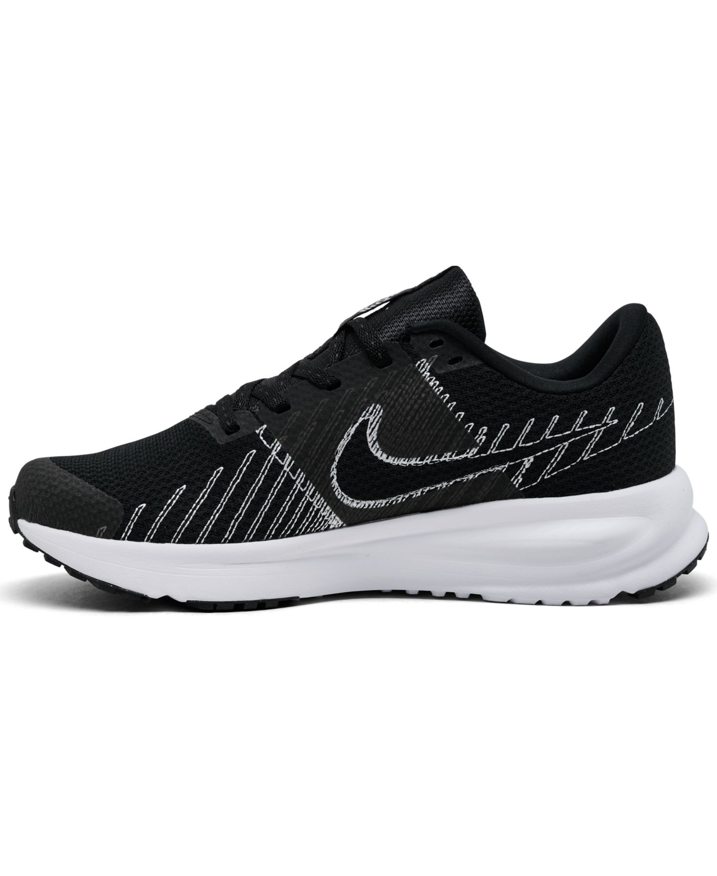 Женские кроссовки Nike Run Defy All Day Running, цвет: Чёрный / Белый — фото 3