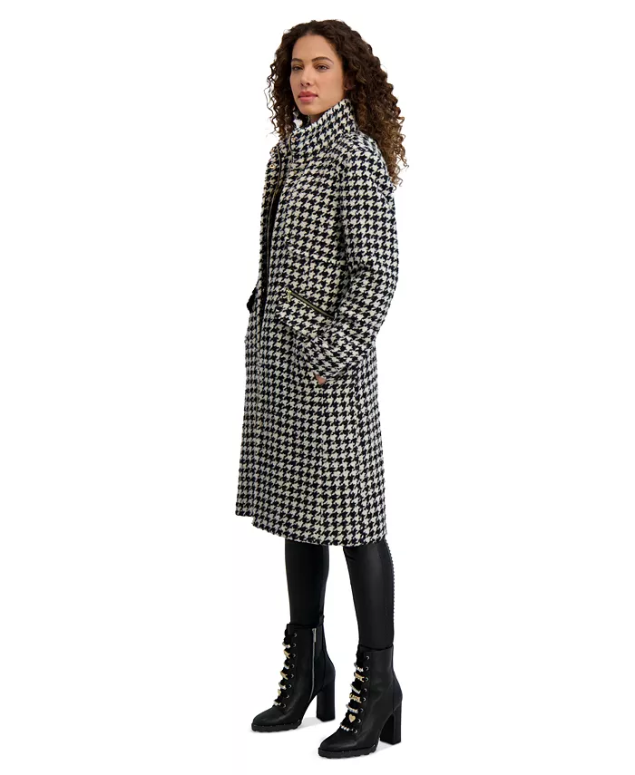 Women's Zip-Front Boucl&eacute; Coat - thumbnail 4