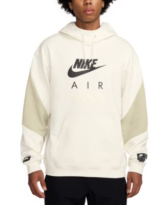 Nike - Men's Air Fleece Roomy-Fit Logo-Print Hoodie
