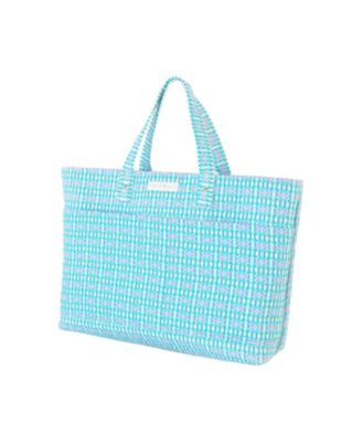 Patterned Quilted Tote Bag