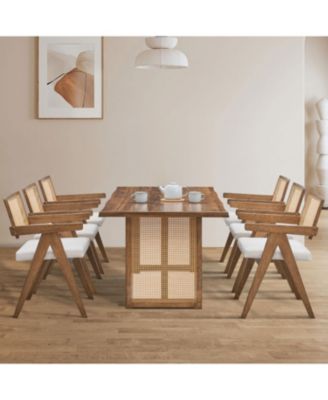 70.87" Rectangular Waves Dining Table (6-Person)
