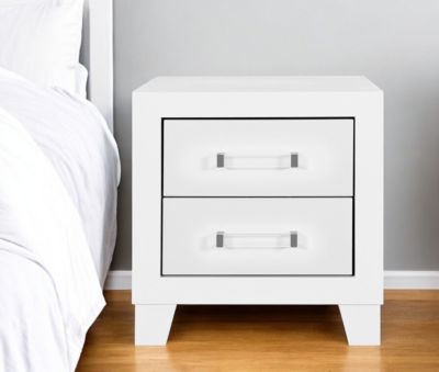 Nightstand with Drawer – Compact Bedside Table for Storage
