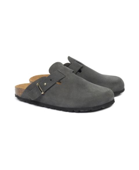 Женские сабо Celtic & Co. Clogs with a stud design, цвет: Угольный замшевый