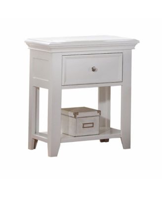 Sleek One Drawer Nightstand with Storage Drawer for Bedroom