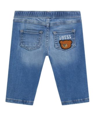 Baby Boys Stretch Denim Pull-On Jeans