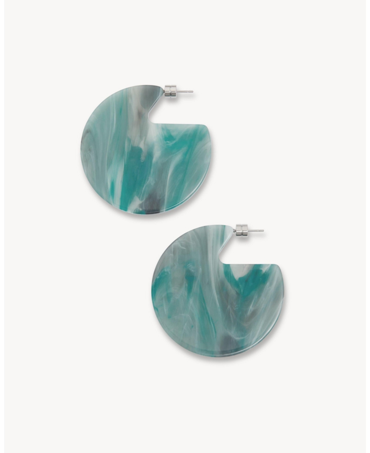 Clare Earrings - Medium brown