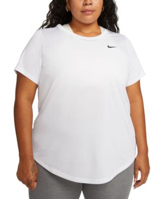 Nike - Plus Size Active Dri-FIT Women's Short-Sleeve Logo T-Shirt