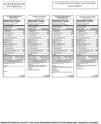 I Love Mom Box of Cookies and Chocolates, 9 Pieces