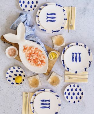 Santorini Minnows Salad Plate