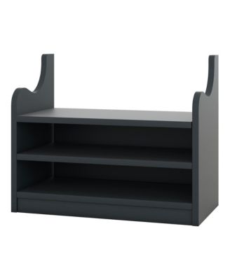 4-in-1 Hall Tree Storage, Hooks, Drawers & Bench