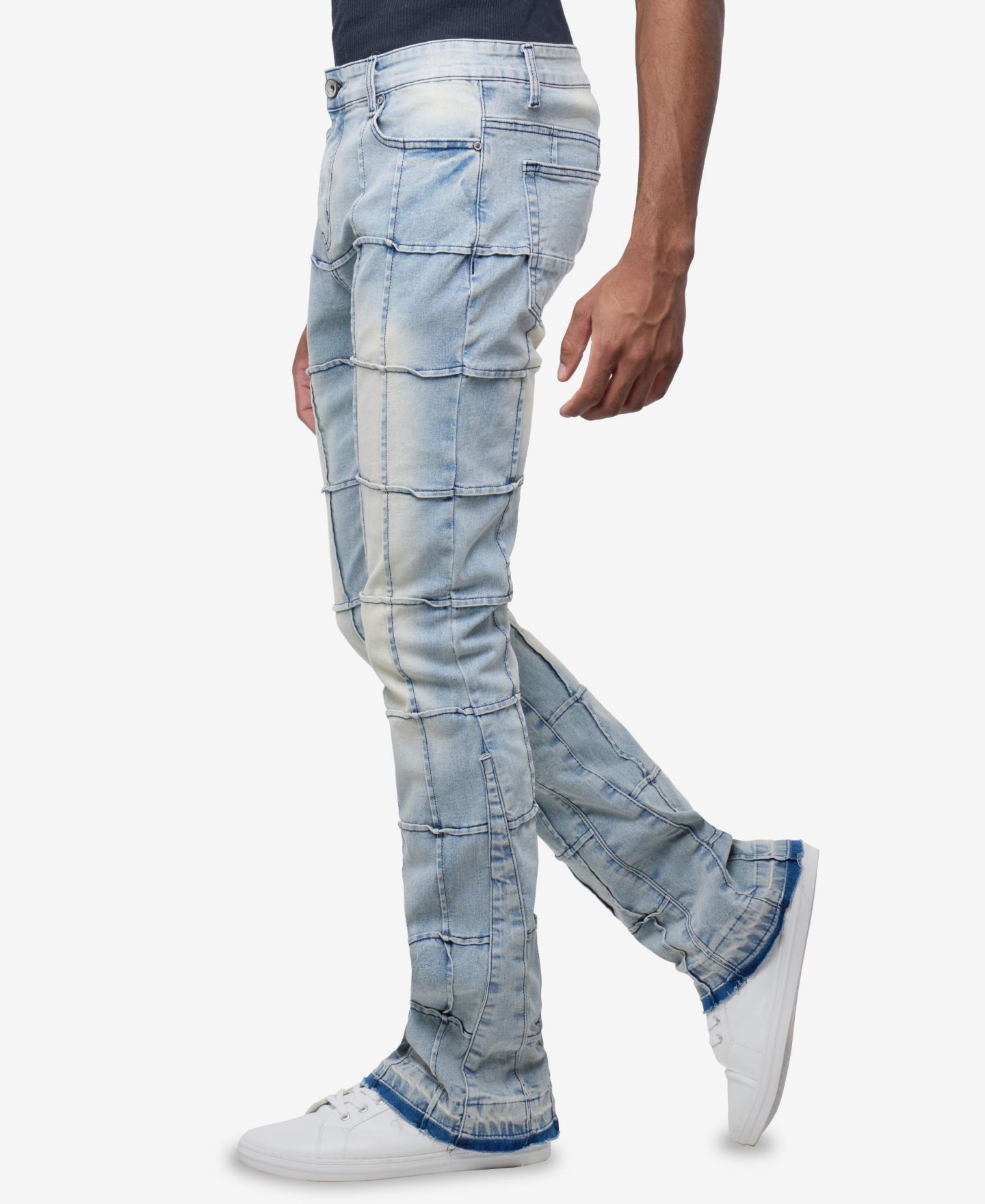 Мужские джинсы Raw X Box Panel Fashion Stacked, цвет: Светлый синий — фото 3